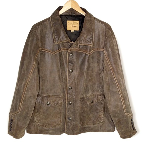 Panhandle Slim Jackets & Coats Powder River Outfitters Coated Suede